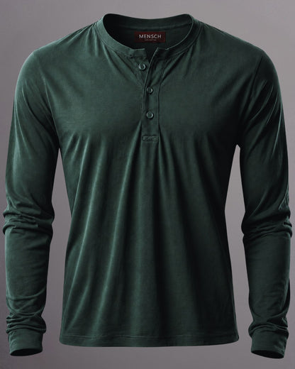 Blusa Henley de Manga Longa em Algodão Egípcio - Legacy