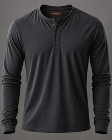 Blusa Henley de Manga Longa em Algodão Egípcio - Legacy