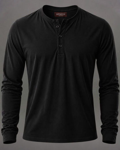 Blusa Henley de Manga Longa em Algodão Egípcio - Legacy