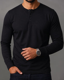 Kit 3x Blusa Henley de Manga Longa em Algodão Egípcio - Legacy - R$ 166,00 cada