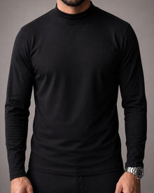 Blusa de Gola Alta em Algodão Egípcio - Egypt