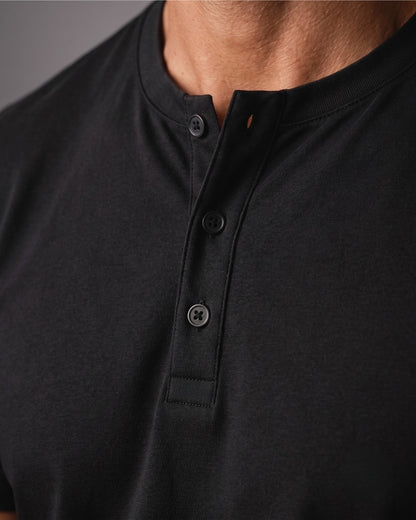 Kit 2x Camiseta Henley de Algodão Egípcio Luxor - R$ 161,00 cada