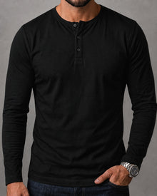 Blusa Henley de Manga Longa em Algodão Egípcio - Legacy