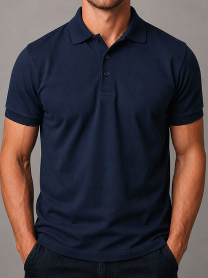 Camisa Polo em Algodão Pima Peruano - TruePima