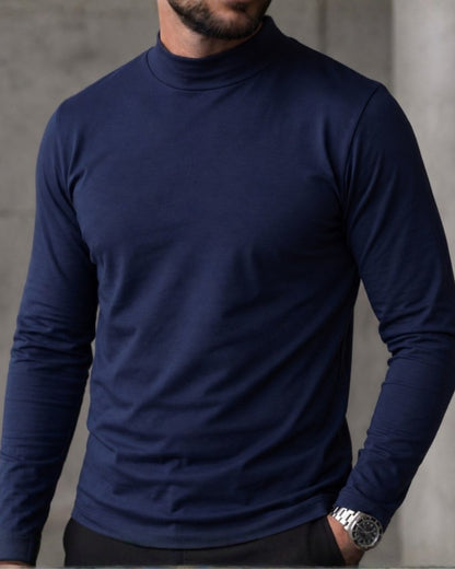 Kit 3x Blusa de Gola Alta e Manga Longa em Algodão Egípcio - Egypt - R$ 149,00 cada