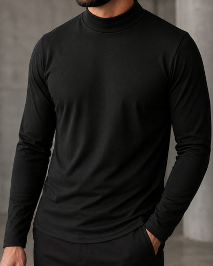 Kit 2x Blusa de Gola Alta e Manga Longa em Algodão Egípcio - Egypt - R$ 168,00 cada