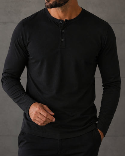 Kit 2x Blusa Henley de Manga Longa em Algodão Egípcio - Legacy - R$ 197,00 cada