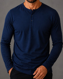 Blusa Henley de Manga Longa em Algodão Egípcio - Legacy