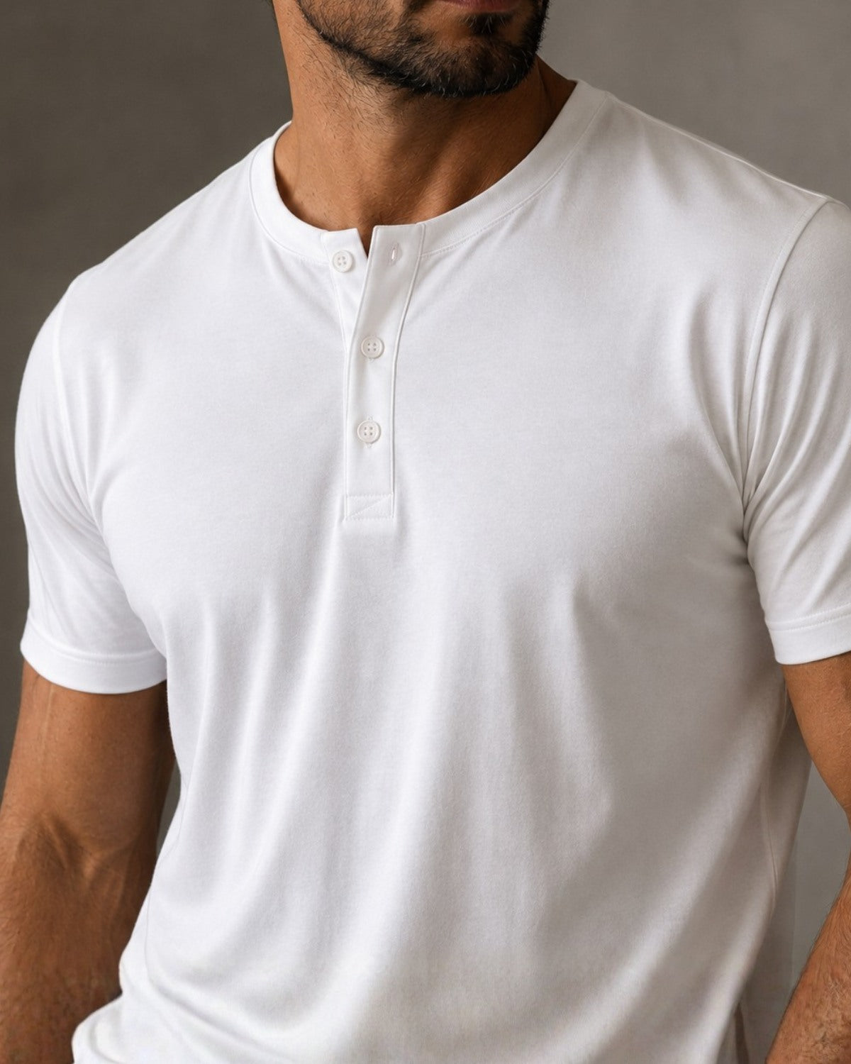 Kit 4x Camiseta Henley de Algodão Egípcio - Luxor - Pague 3 e Leve 4