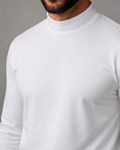 Kit 3x Blusa de Gola Alta e Manga Longa em Algodão Egípcio - Egypt - R$ 149,00 cada