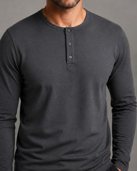 Kit 2x Blusa Henley de Manga Longa em Algodão Egípcio Legacy