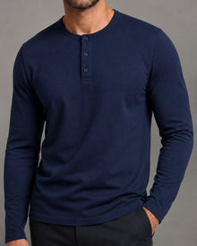 Blusa Henley de Manga Longa em Algodão Egípcio - Legacy