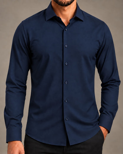 Camisa Social Tech de Poliamida com Elastano - Atlas One