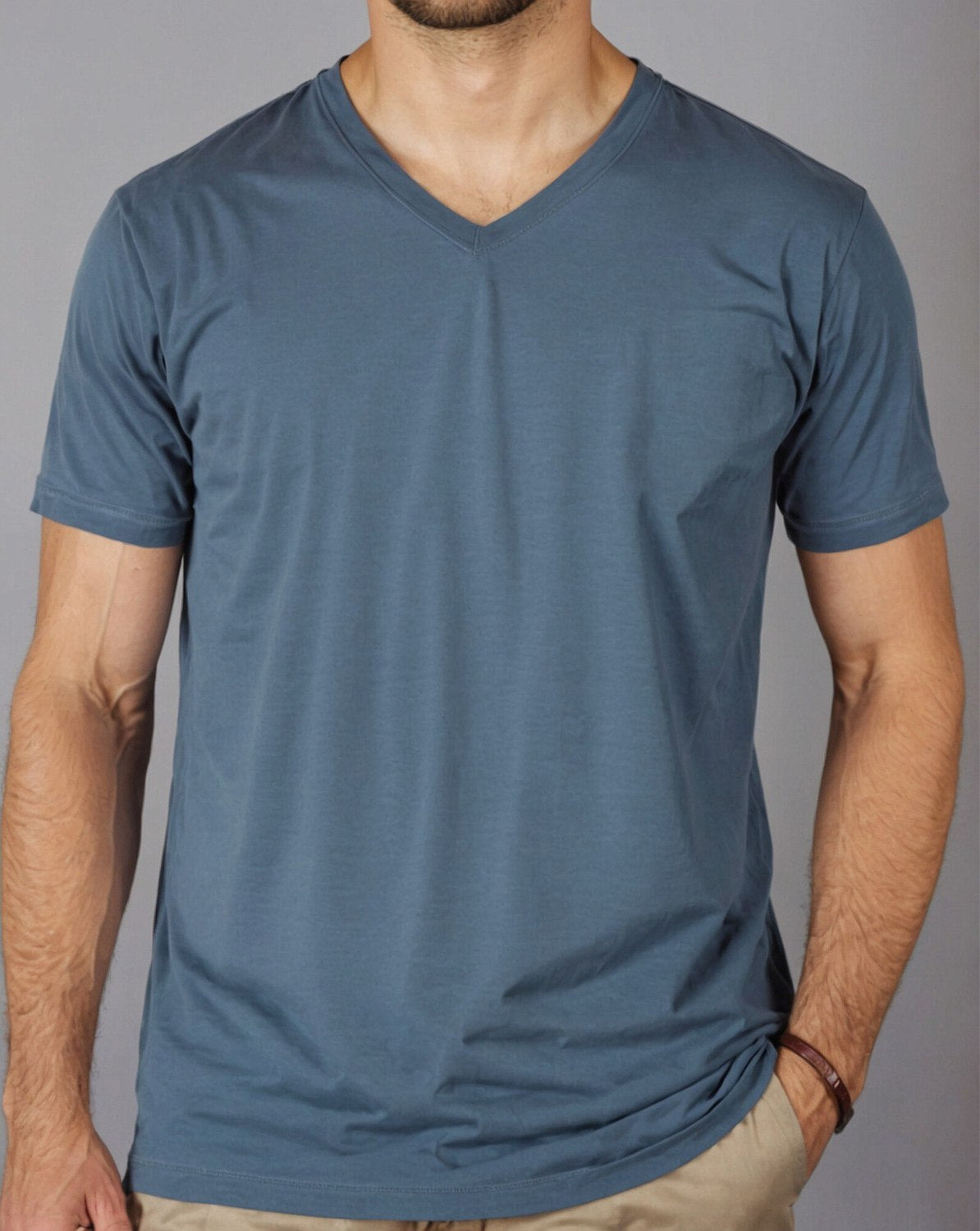 Camiseta Algodão Egípcio Gola V - Elysian