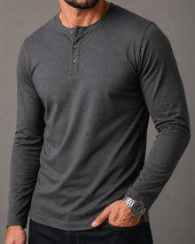 Blusa Henley de Manga Longa em Algodão Egípcio - Legacy