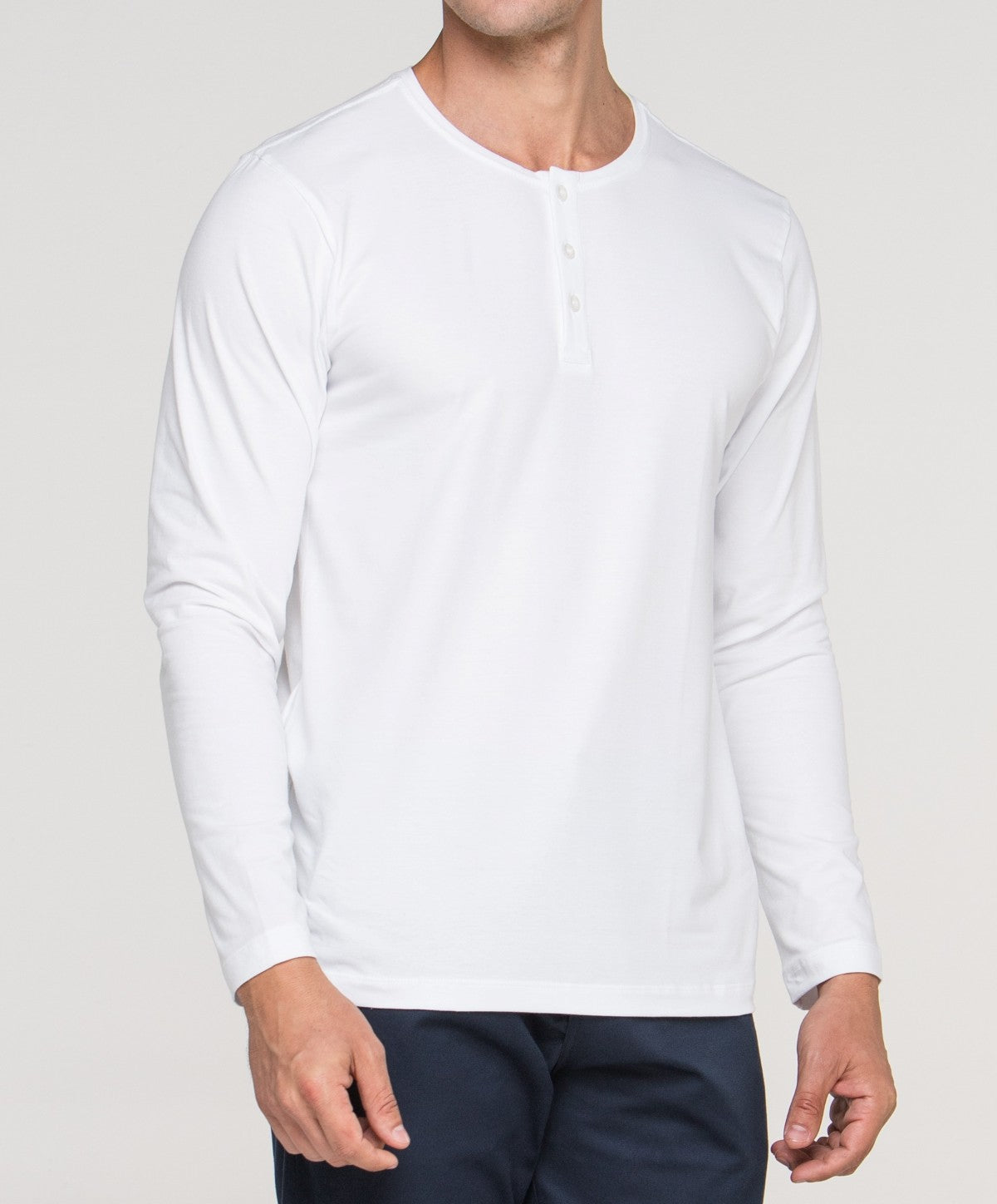 Blusa Henley de Manga Longa em Algodão Egípcio - Legacy