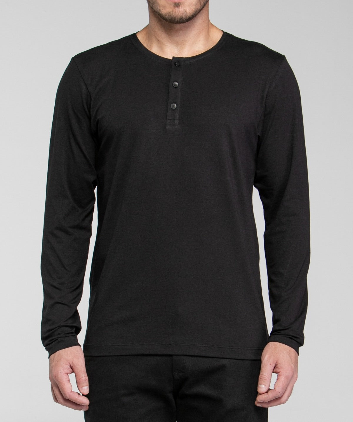 Blusa Henley de Manga Longa em Algodão Egípcio - Legacy