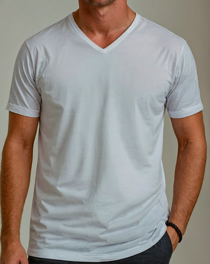 Camiseta Algodão Egípcio Gola V - Elysian