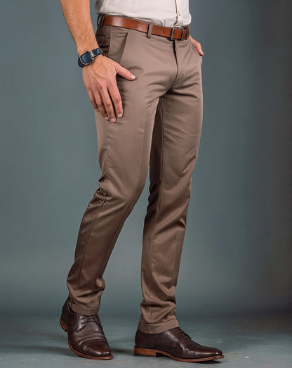 Calça de Alfaiataria SlimFit de Sarja Premium e Elastano - Regent