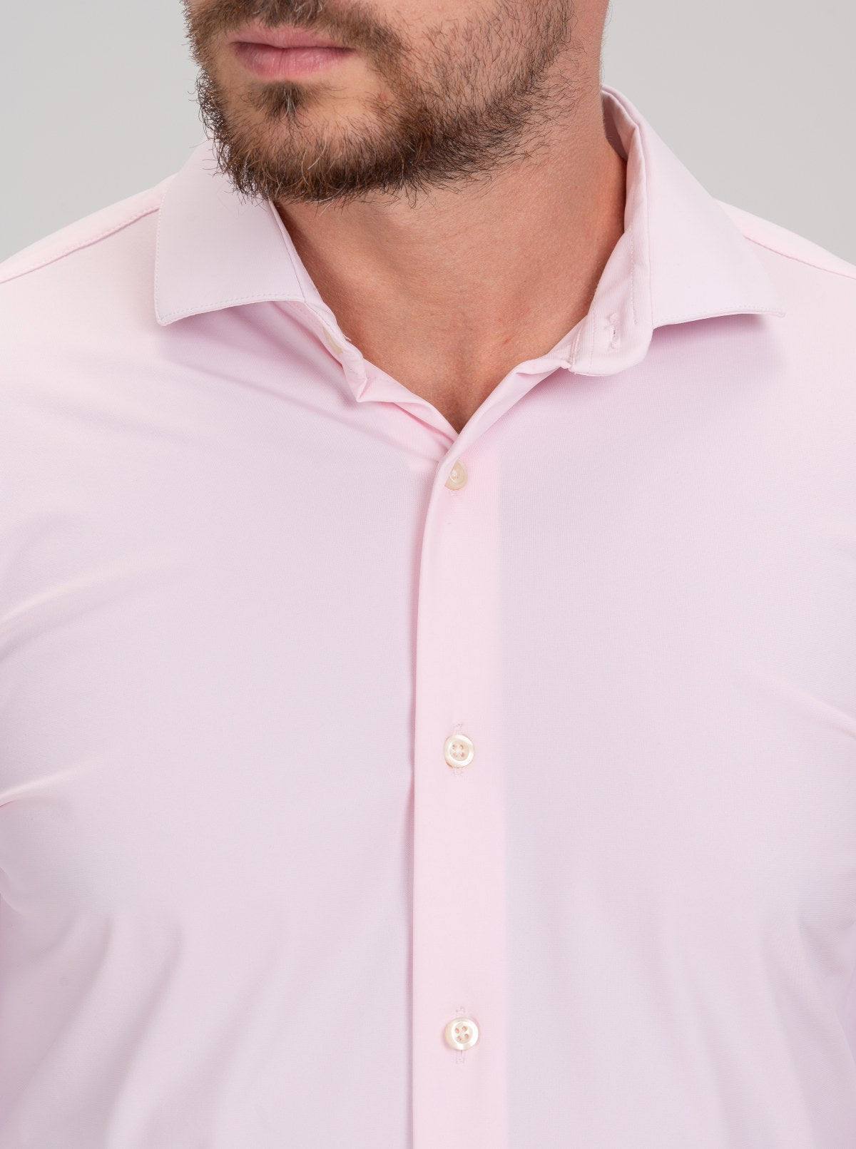Camisa Social Stretch de Poliamida e Elastano - Tech Zenith