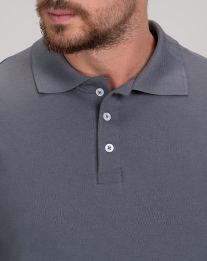 Camisa Polo Piquet de Algodão Pima Peruano com Elastano - TruePima