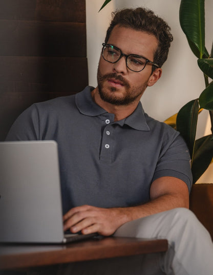 Camisa Polo Piquet de Algodão Pima Peruano - TruePima