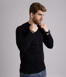 Kit 3x Blusa Henley em Algodão Egípcio - Legacy - R$ 169,00 cada