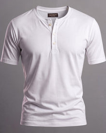 Camiseta Henley de Algodão Egípcio - Luxor