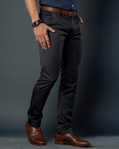 Calça de Alfaiataria SlimFit de Sarja Premium e Elastano - Regent