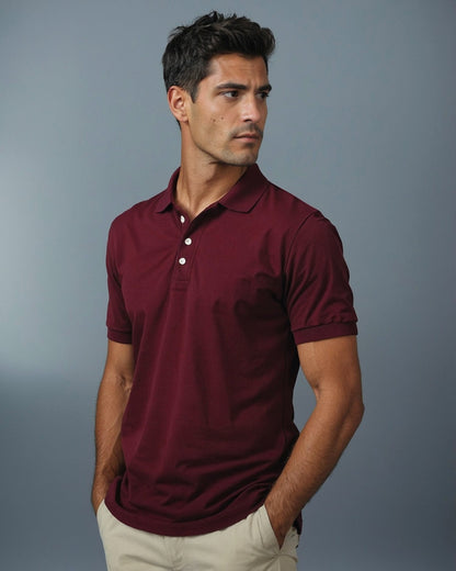 Camisa Polo Piquet de Algodão Pima Peruano com Elastano - TruePima