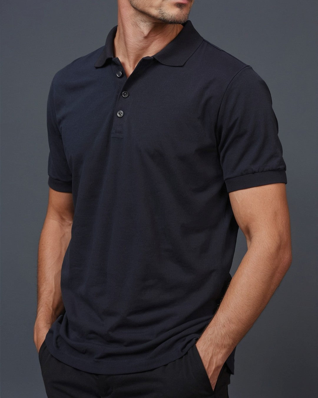 Camisa Polo Piquet de Algodão Pima Peruano com Elastano - TruePima