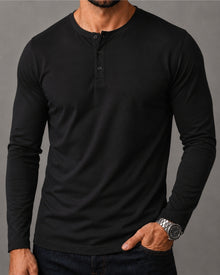 Kit 3x Blusa Henley de Manga Longa em Algodão Egípcio - Legacy - R$ 159,00 cada