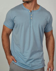 Camiseta Henley de Algodão Egípcio - Louis