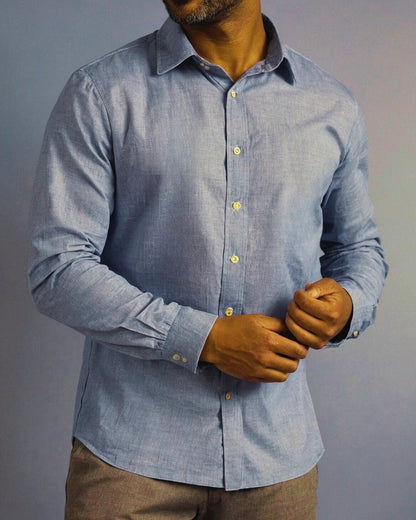 Camisa Social de Algodão Pima Peruano - Soria