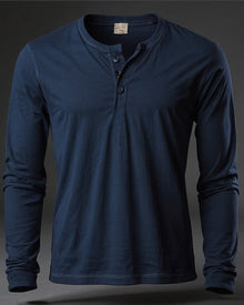 Blusa Henley de Manga Longa em Algodão Egípcio - Legacy