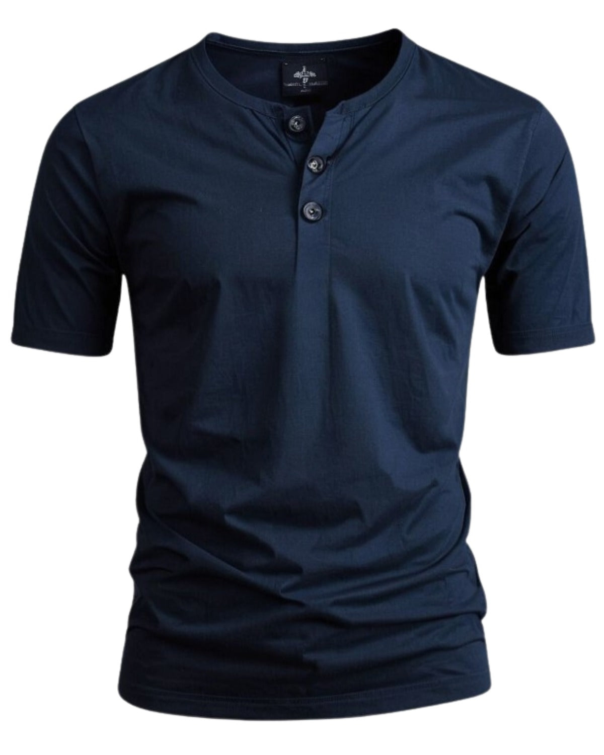 Camiseta Henley de Algodão Egípcio - Luxor