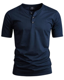 Camiseta Henley de Algodão Egípcio - Luxor