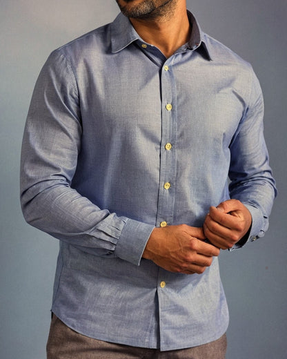 Camisa Social de Algodão Pima Peruano - Soria