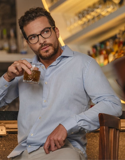 Camisa Social de Algodão Pima Peruano - Soria