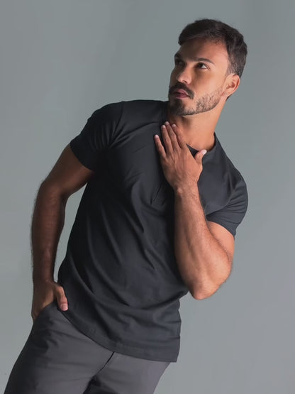 Camiseta Henley - Luxor