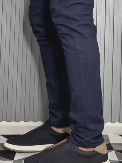 Calça de Alfaiataria SlimFit de Sarja Premium e Elastano - Regent