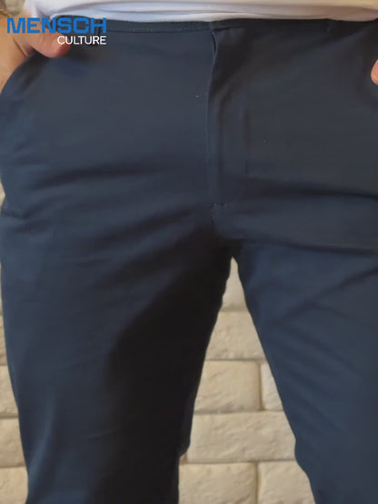 Calça de Alfaiataria SlimFit em Sarja e Elastano - Regent